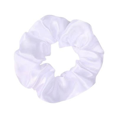 RetroChicScrunchies™ - Blanc - Ma Boutique Cheveux